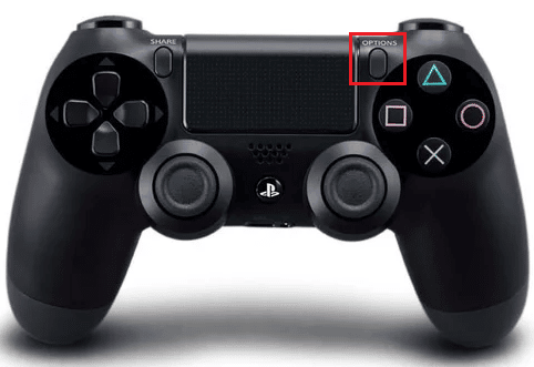 Desde la pantalla del juego Warzone en PS4, presiona el botón Opciones en tu controlador de PS4