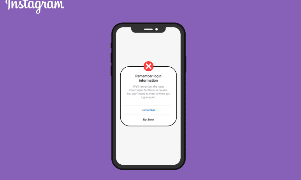 Cómo eliminar una cuenta recordada en Instagram