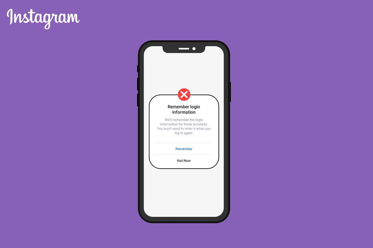 Cómo eliminar una cuenta recordada en Instagram
