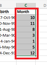 Primero, seleccione la celda que desea ordenar. | Cómo ordenar por fecha en Microsoft Excel