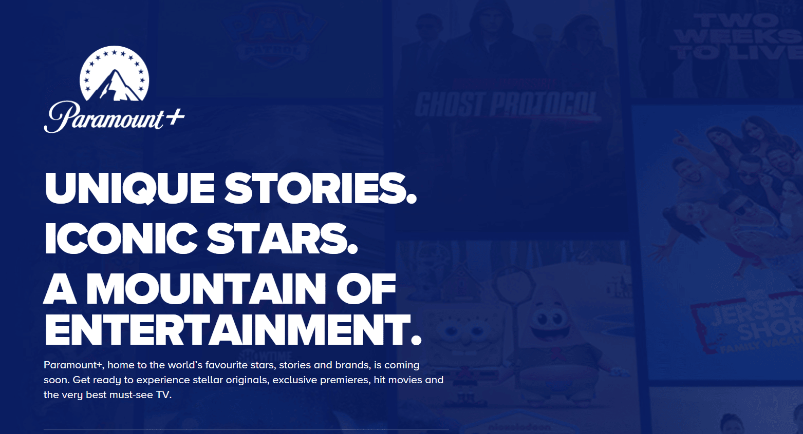 sitio web oficial.  cómo obtener Paramount Plus en LG Smart TV