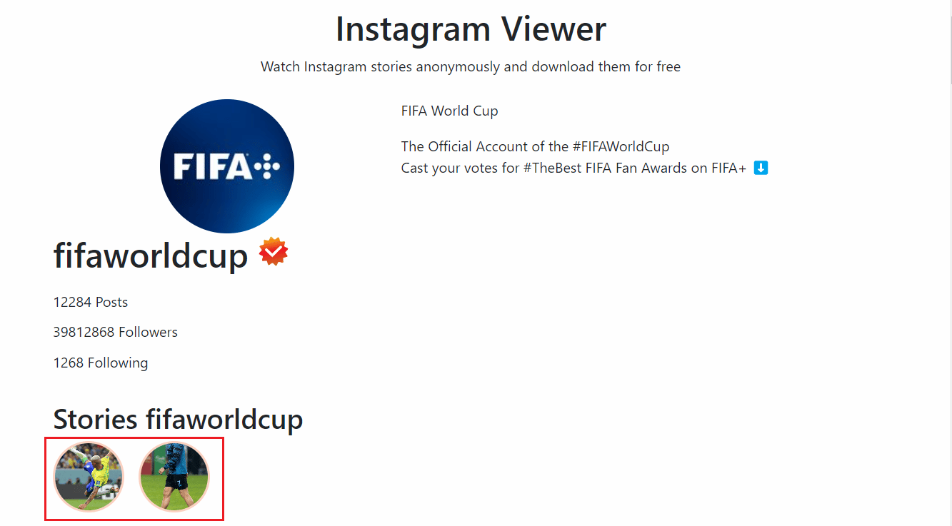 Seleccione el perfil de IG de destino y haga clic en las historias deseadas del perfil de IG |  Cómo ver las historias de Instagram sin que ellos lo sepan