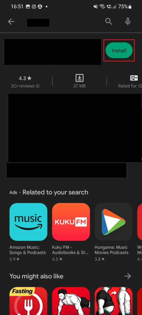 Toque Instalar |  como cancelar Philo