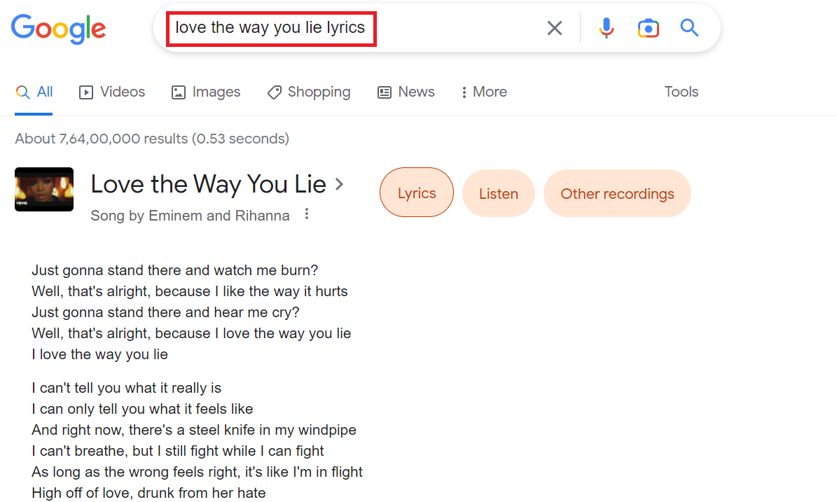 buscar canción en google