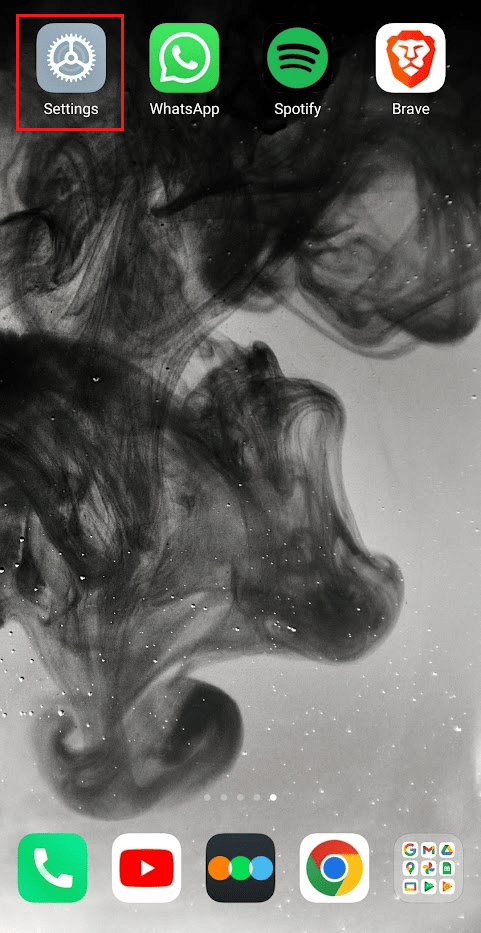 Abra la aplicación Configuración en su teléfono.  ¿Qué es la actualización de la aplicación en segundo plano en Android?