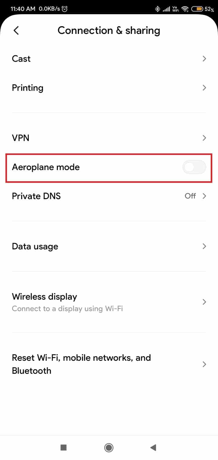 Activa y desactiva el icono del modo avión. ¿Por qué mi teléfono dice LTE en lugar de 5G?