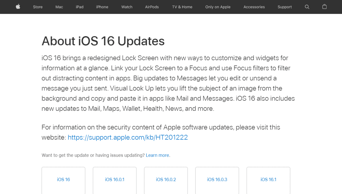 Apple lanza la actualización de iOS 16.3 a nivel mundial