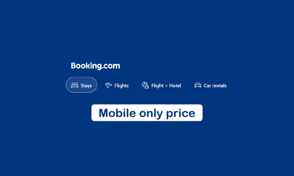 ¿Qué significa el precio solo móvil en Booking.com?