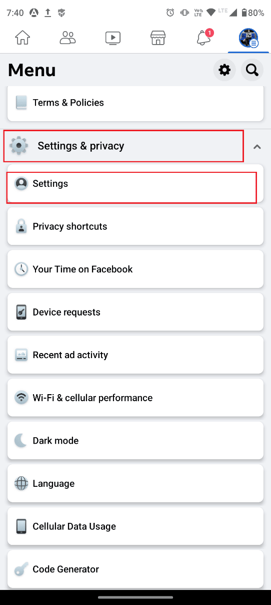 Elija Configuración |  ¿Cómo puedo ver seguidores ocultos en Facebook?