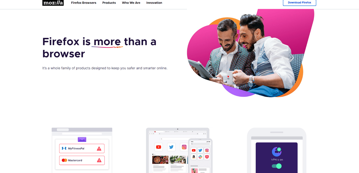 pagina oficial de firefox