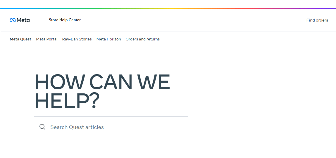 Inicie el soporte de Oculus.  Arreglar el controlador Oculus Quest 2 que no funciona después del reemplazo de la batería