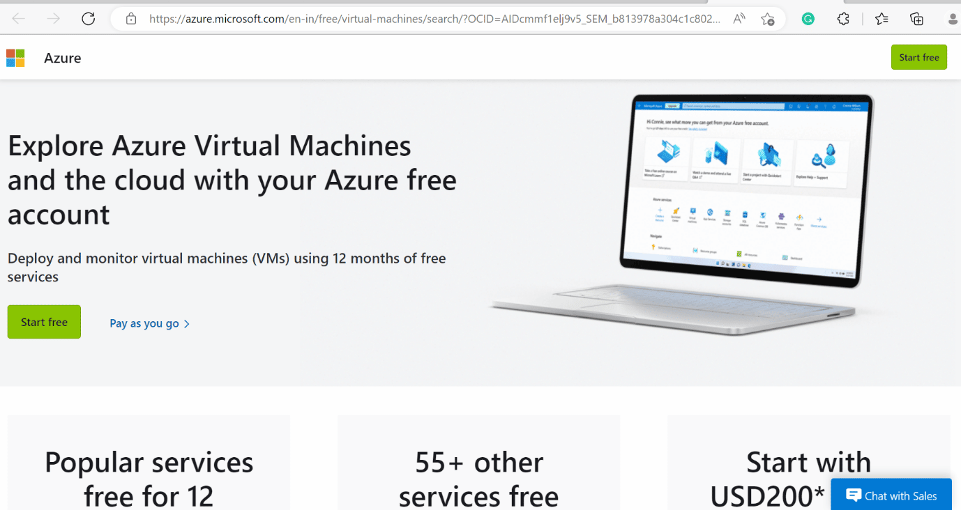 página web azul.  Las 15 mejores alternativas de VirtualBox
