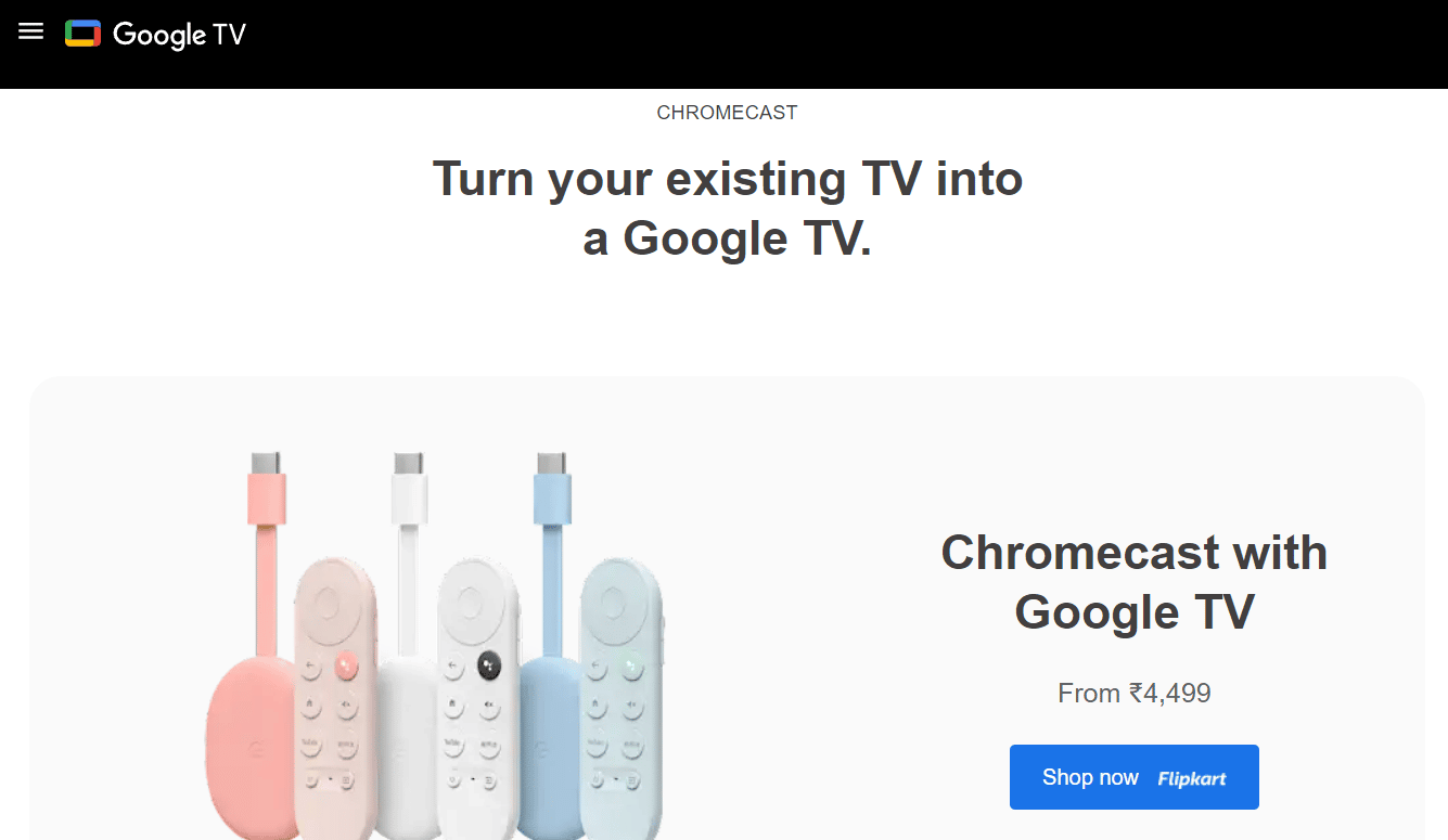 Chromecast con Google TV