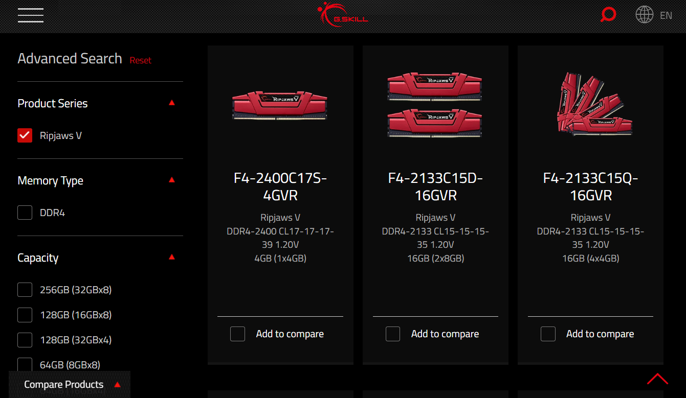 Serie G.Skill RipJaws DDR4