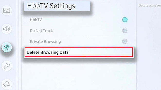 Configuración de HbbTV