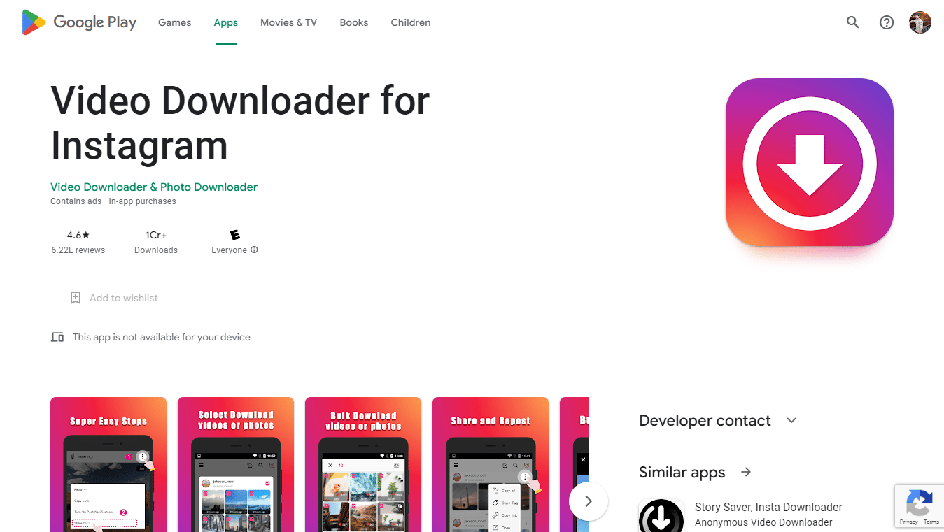 Descargador de videos para instagram | guardar carretes sin compartir