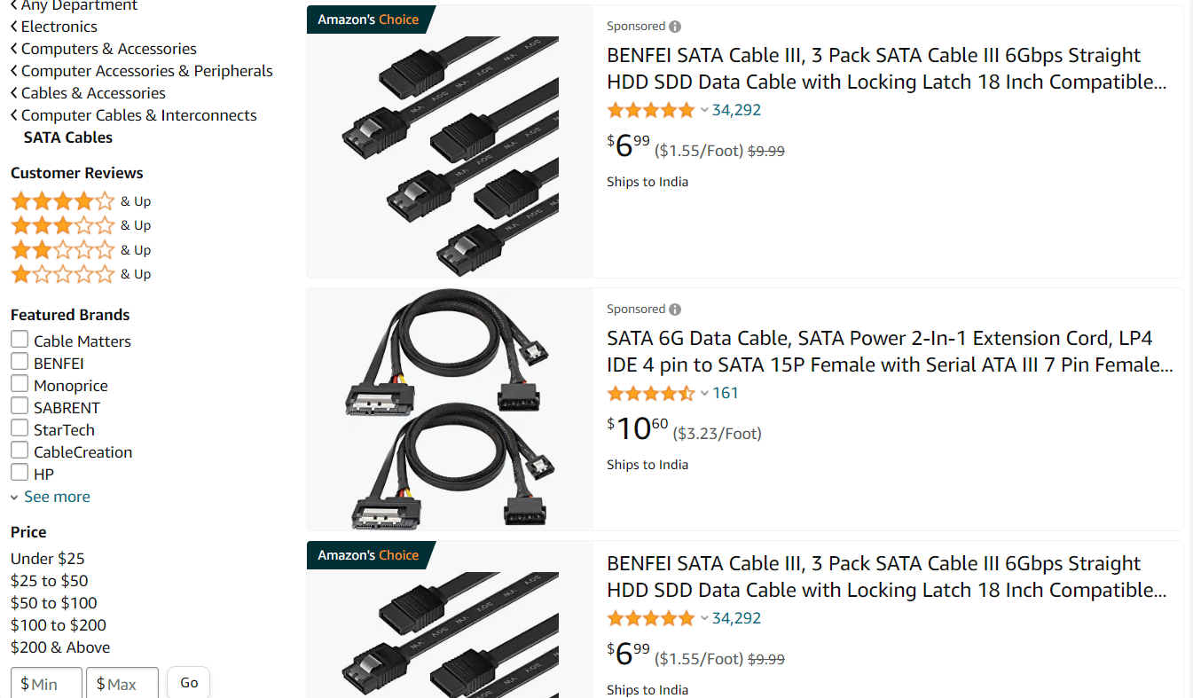 cable sata