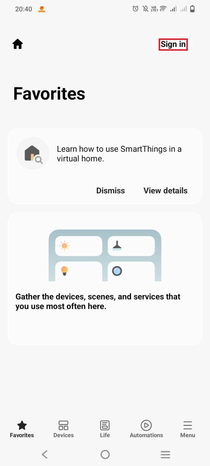 Toque Iniciar sesión en la esquina superior derecha de la pantalla del móvil para iniciar sesión en su cuenta de Samsung.  |  ¿Cómo sacar a Samsung del modo minorista?