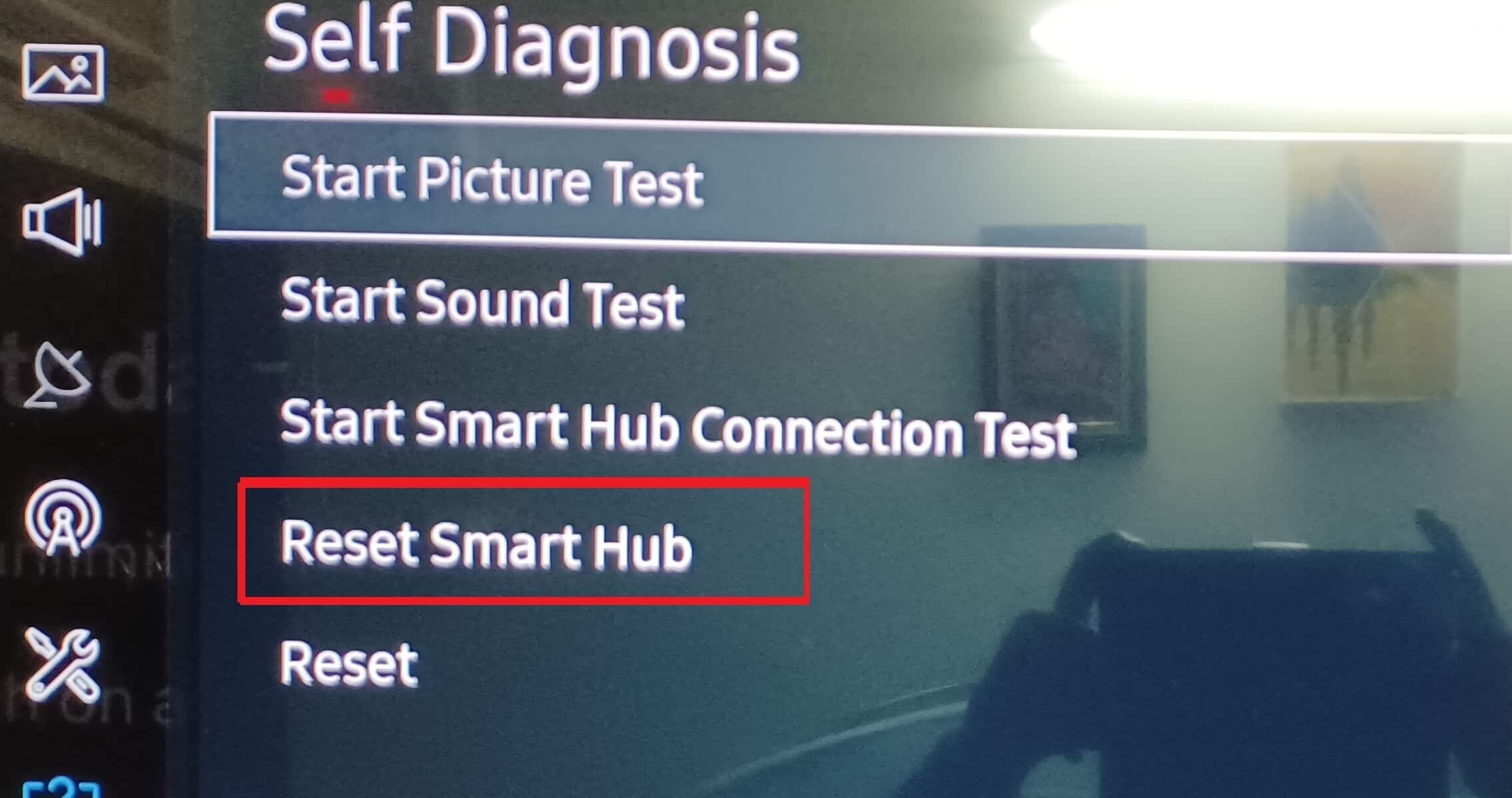 autodiagnóstico restablecer hub inteligente samsung smart tv |  ¿Cómo sacar a Samsung del modo minorista?