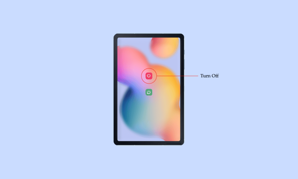 Cómo apagar la tableta Samsung S6 Lite
