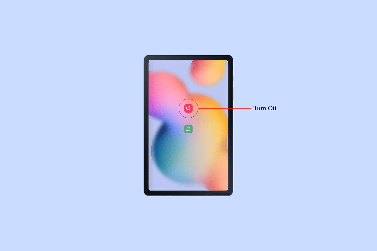 Cómo apagar la tableta Samsung S6 Lite