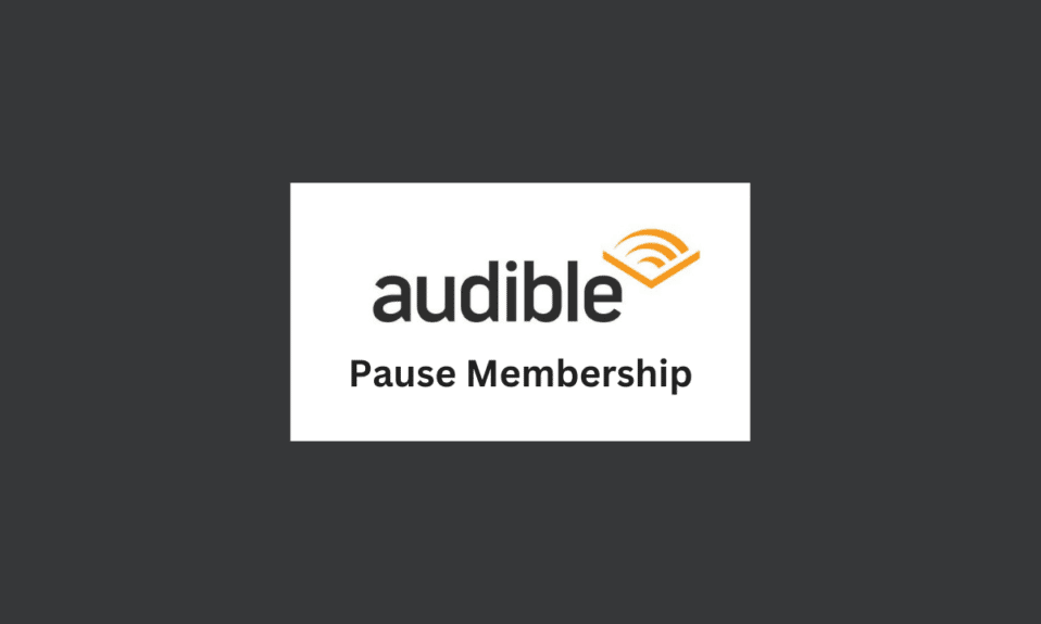 Cómo pausar la membresía de Audible