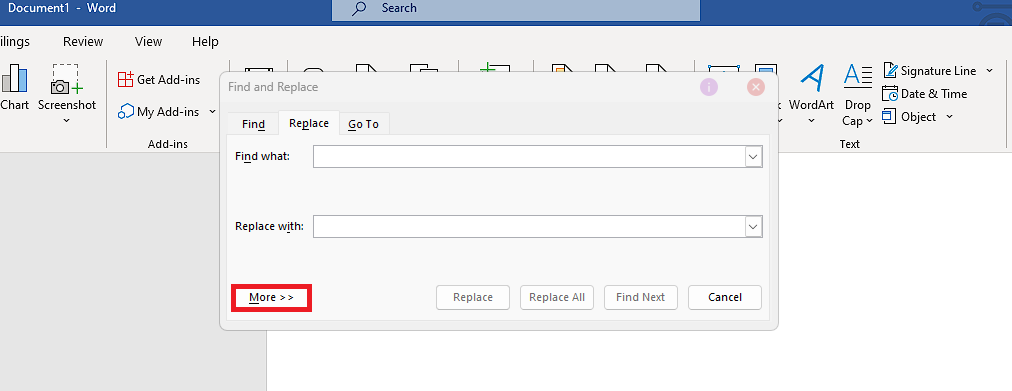 Haga clic en el botón Más