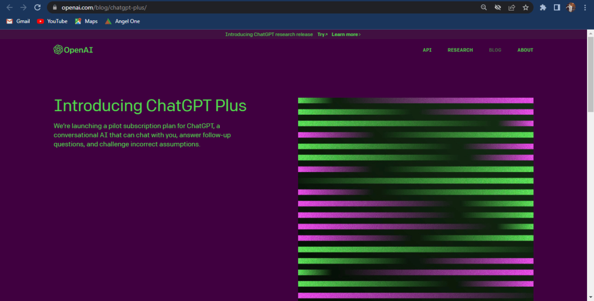 OpenAI lanza ChatGPT Plus