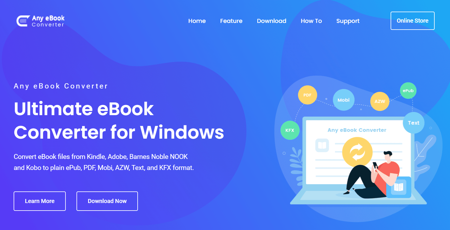 página web del convertidor de libros electrónicos 