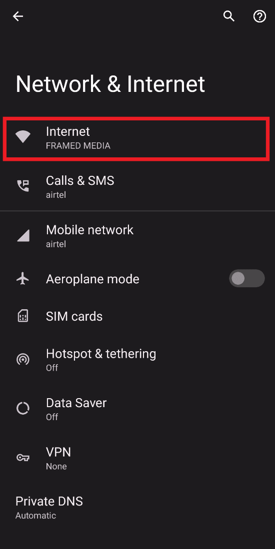   seleccione Internet en el menú|  no puedo cambiar la foto de perfil en tiktok