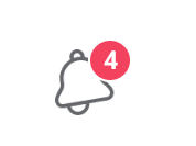 icono de notificaciones.  Explicación del significado de los símbolos de Facebook