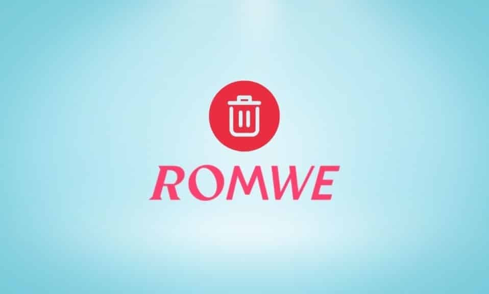 Cómo eliminar tu cuenta de Romwe