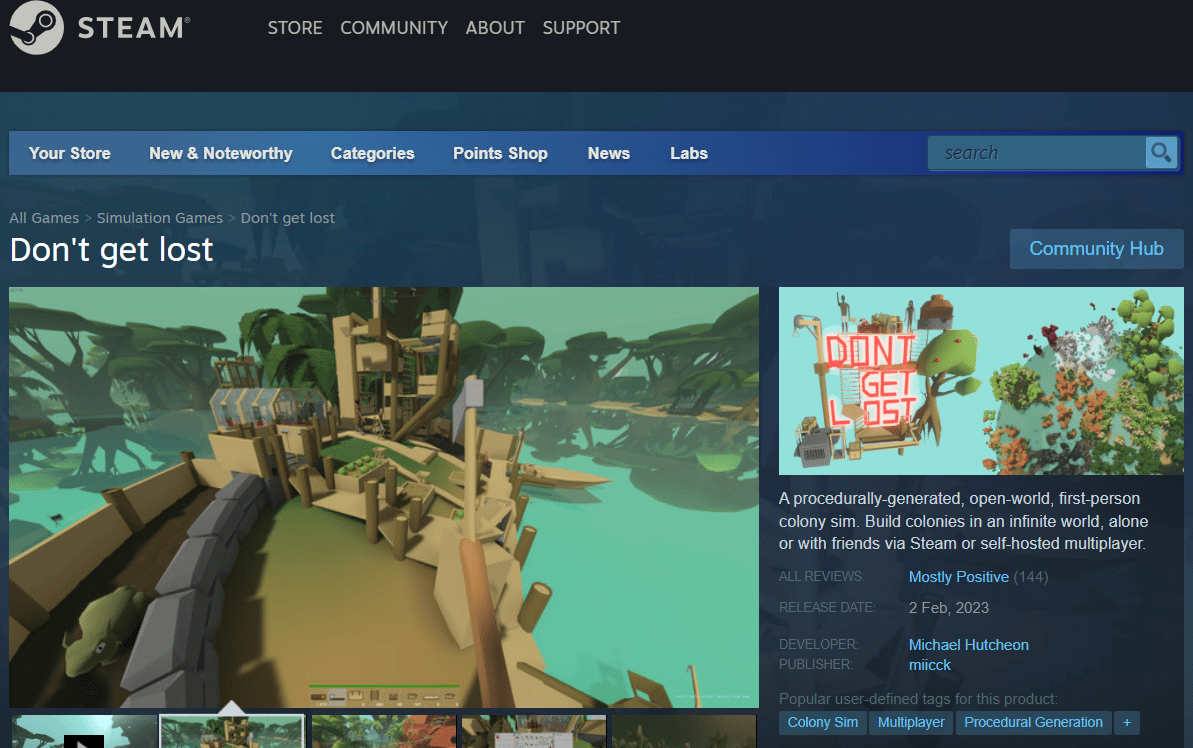 pagina de steam de no te pierdas