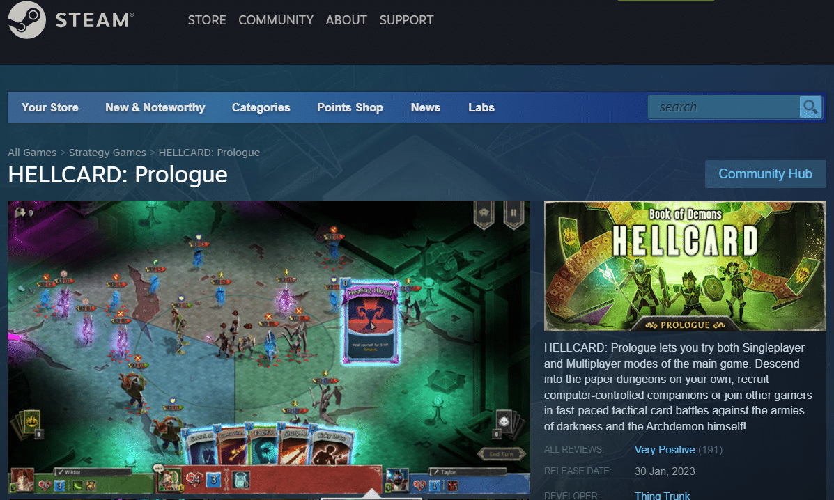 prólogo de hellcard