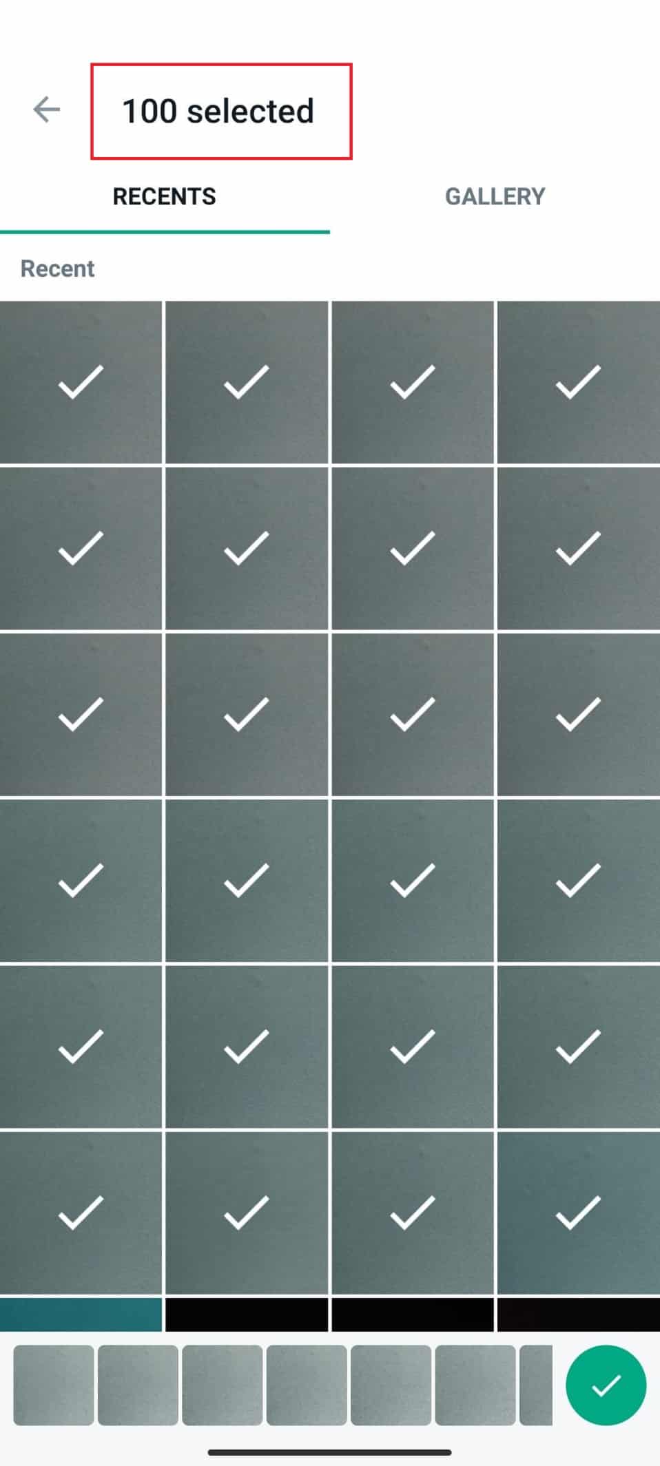 100 seleccionados en WhatsApp |  La nueva característica de WhatsApp permite 100 archivos multimedia a la vez