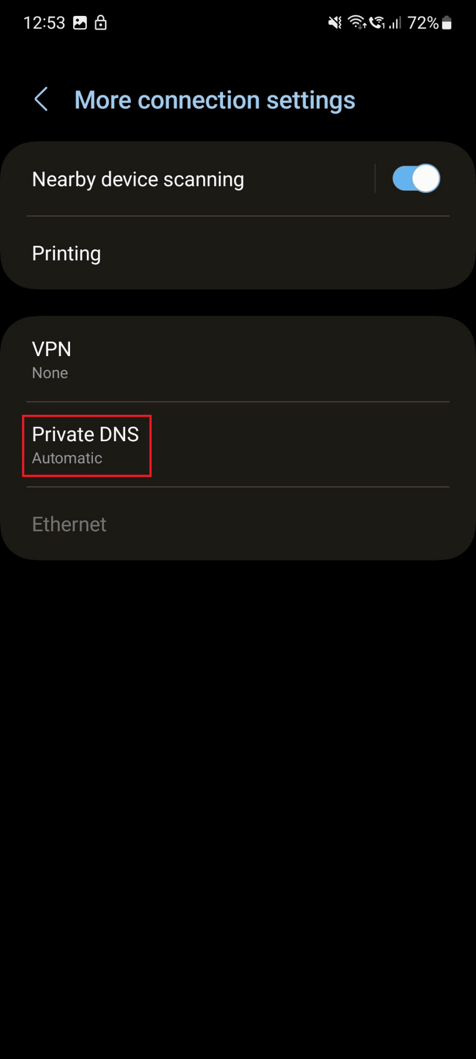 DNS privado