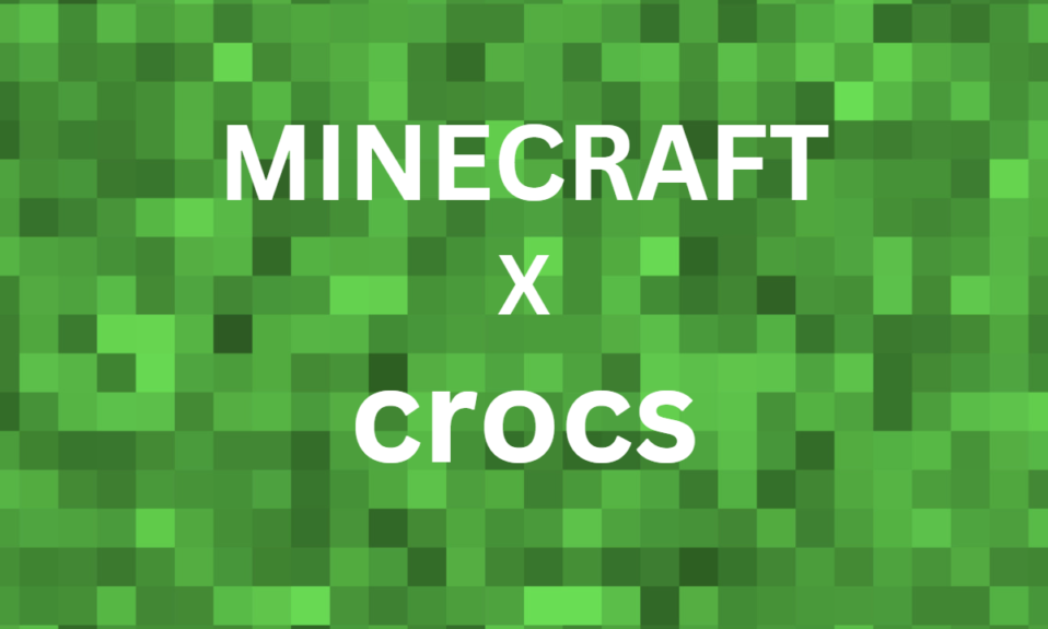 Colección Crossover Minecraft-Crocs