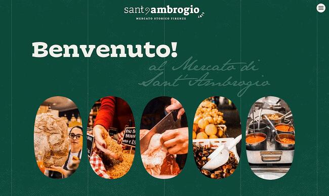 ejemplo de diseño de sitio web antiguo: mercato di sant'ambrogio