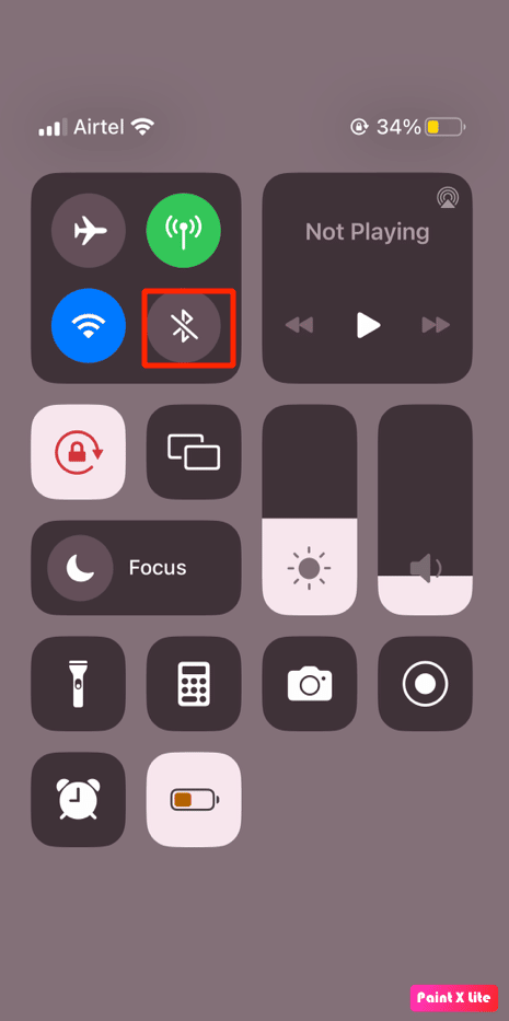 toque el icono de bluetooth