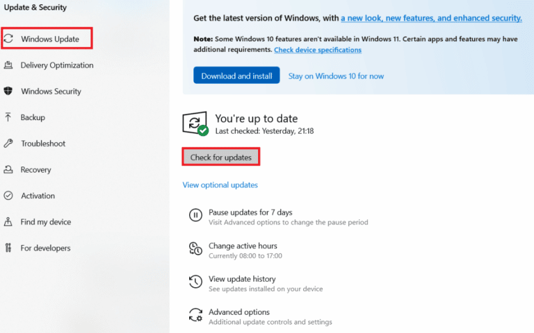 Actualice su PC.  9 formas de arreglar un documento de Microsoft Word quedó en blanco
