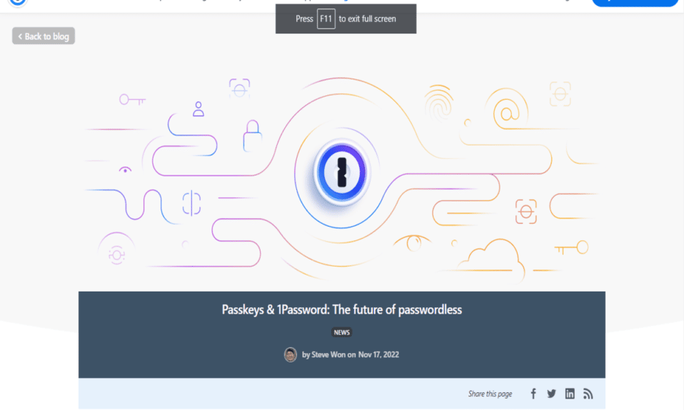 1Password está intentando cero contraseñas