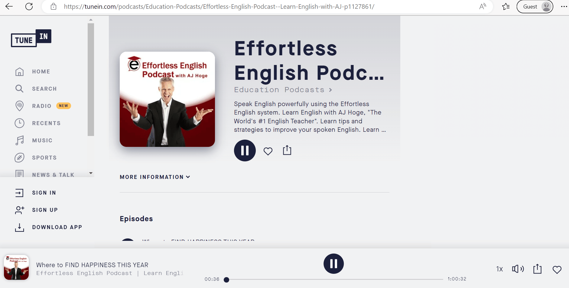 Sintonizar Radio.  Las 15 mejores aplicaciones de podcasts para Android