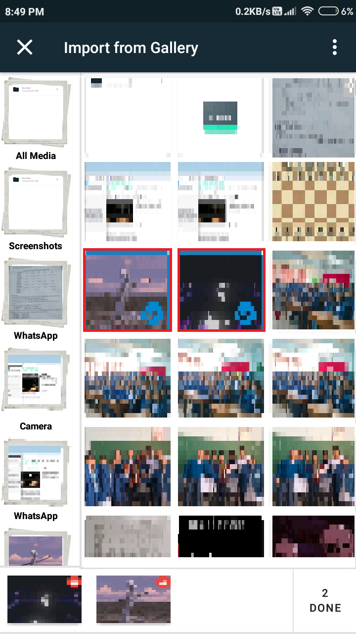 Seleccione las imágenes que desea convertir de JPG a PDF