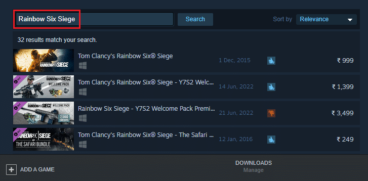 Buscar Rainbow Six Siege