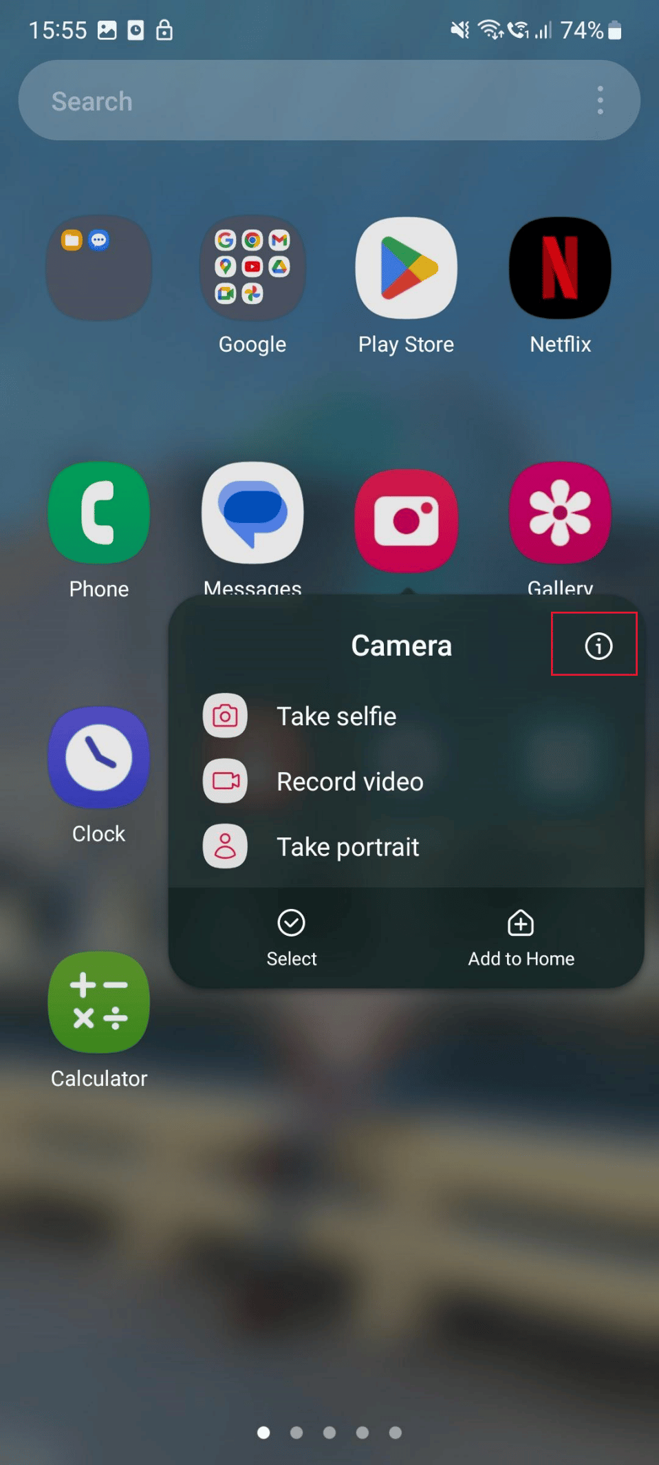 información para la aplicación s21