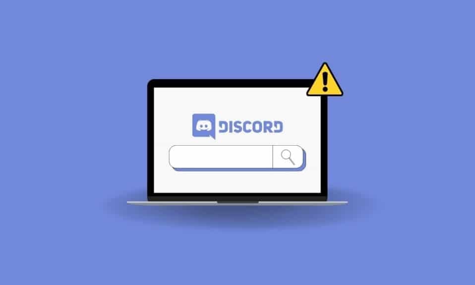 Arreglar Discord Search no funciona en PC