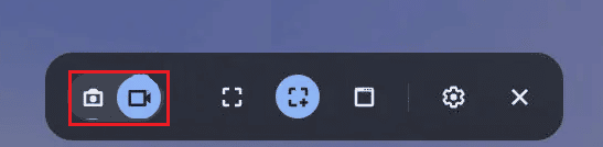 haga clic en el icono de grabación