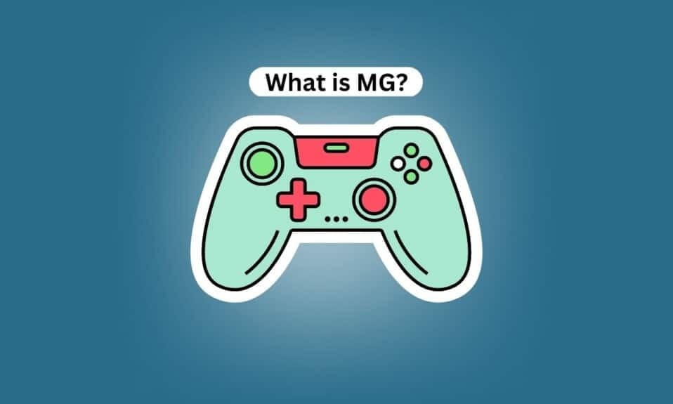 ¿Qué es MG en los juegos?