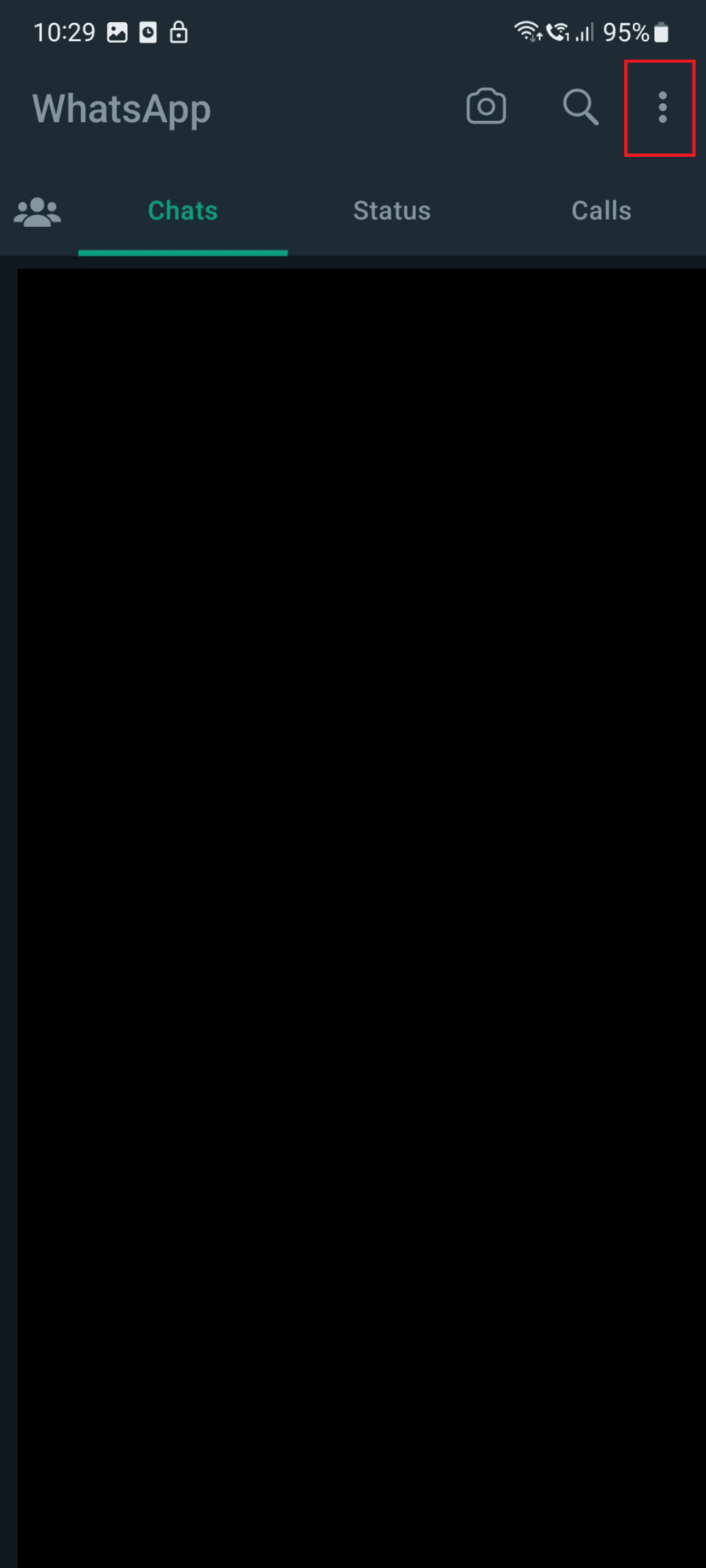 whatsapp de tres puntos