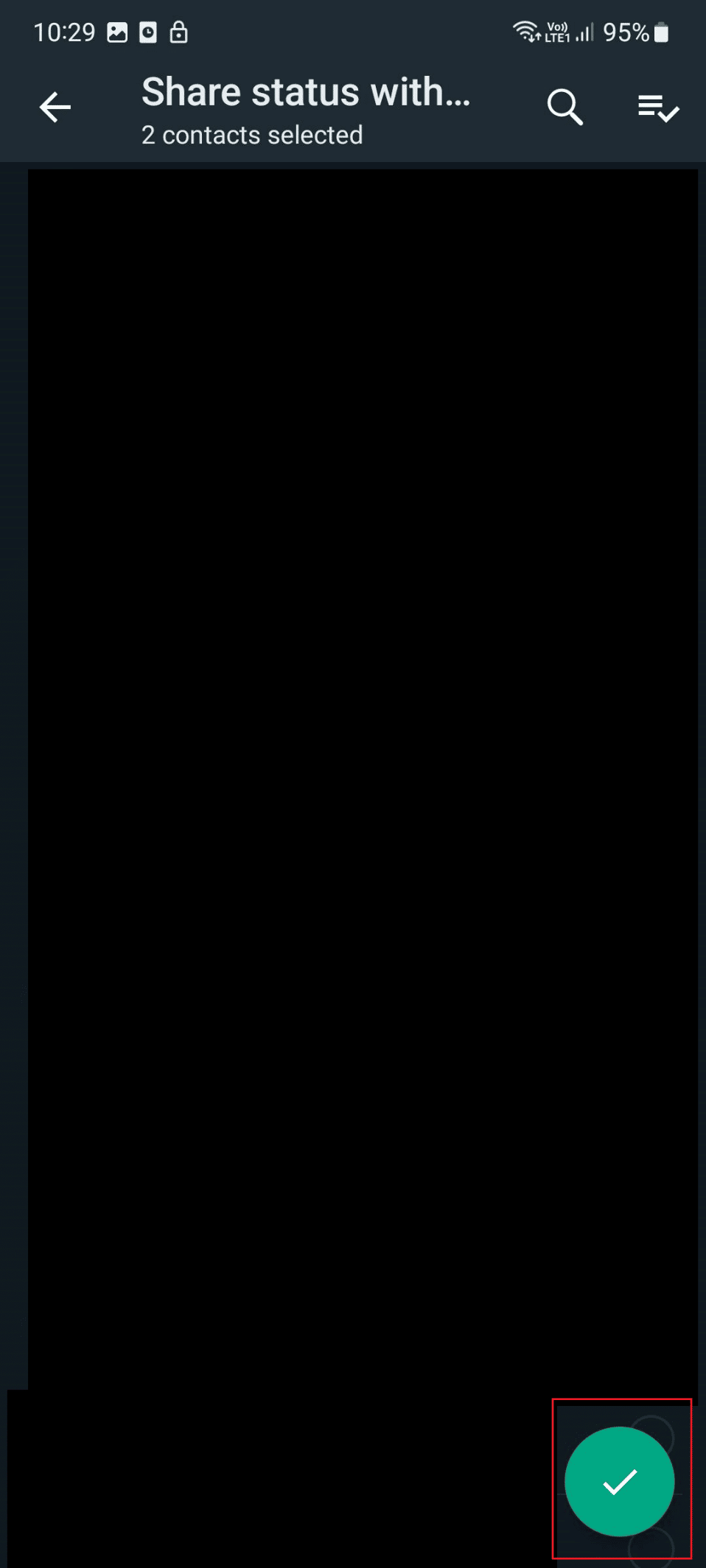 icono de marca de verificación